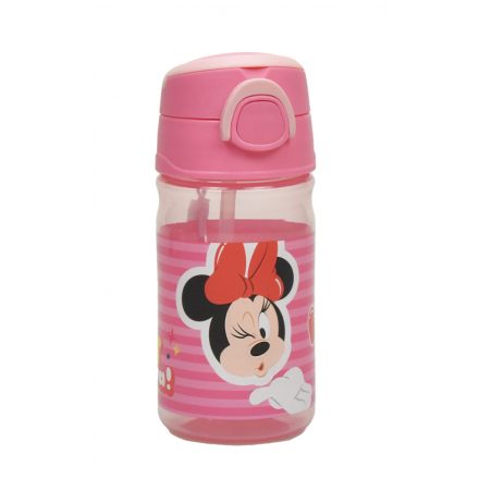 Disney Minnie Wink műanyag kulacs akasztóval 350 ml - ÚJ