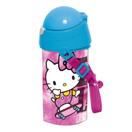 Hello Kitty Skateboard kulacs, sportpalack 500 ml - ÚJ