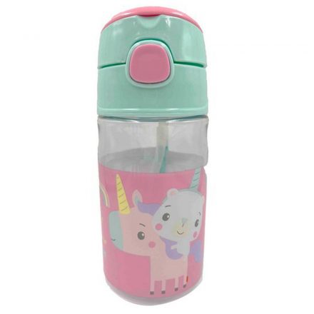 Fisher-Price Animals Unicorn műanyag kulacs akasztóval 350 ml - ÚJ