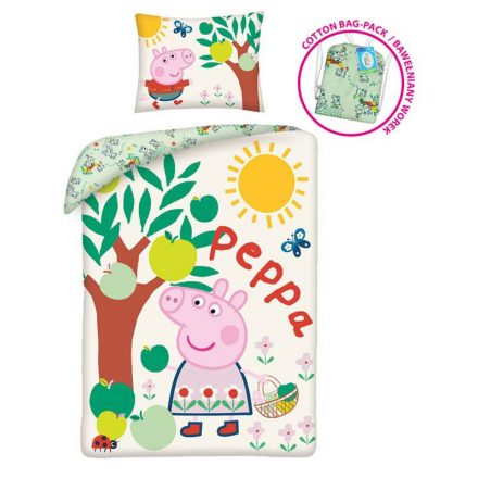 Peppa malac Tree ágyneműhuzat 140×200cm, 70×90 cm - ÚJ