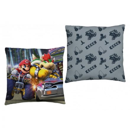 Super Mario Kart párna, díszpárna 40x40 cm - ÚJ