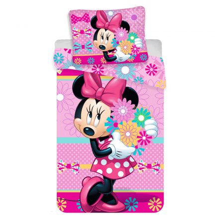 Disney Minnie Bouquet ágyneműhuzat 140×200cm, 70×90 cm - ÚJ