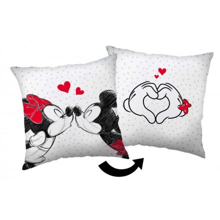 Disney Minnie, Mickey Love párna, díszpárna 40*40 cm - ÚJ