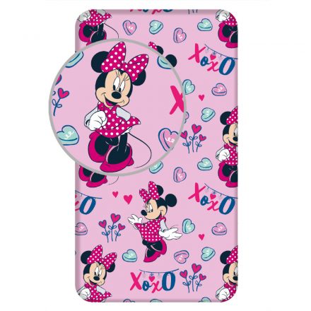 Disney Minnie XoXo gumis lepedő 90x200 cm - ÚJ