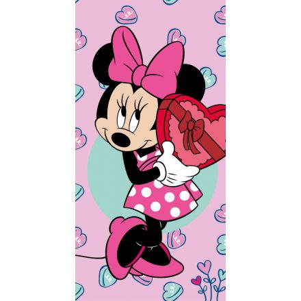 Disney Minnie Sweets fürdőlepedő, strand törölköző 70x140cm - ÚJ