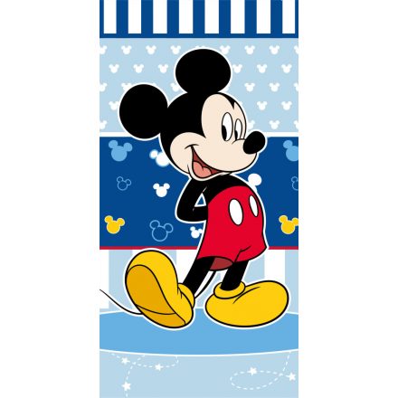 Disney Mickey Blue fürdőlepedő, strand törölköző 70x140cm - ÚJ