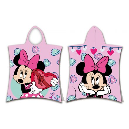 Disney Minnie Sweets strand törölköző poncsó 50x115cm - ÚJ