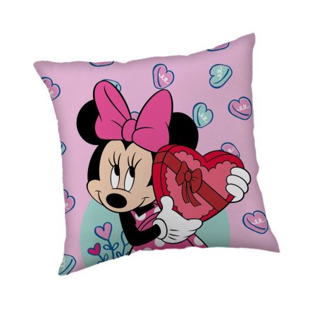 Disney Minnie Purple párnahuzat 40x40 cm Velúr - ÚJ