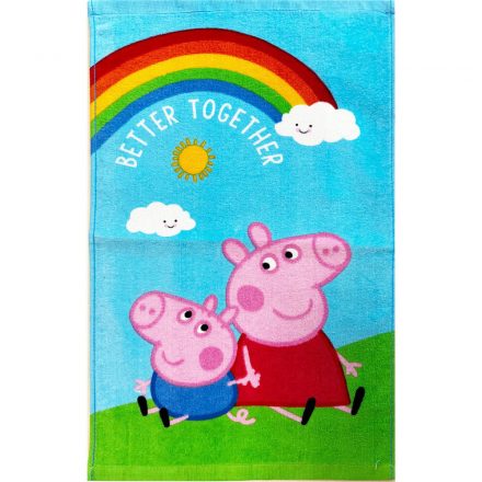 Peppa malac Together kéztörlő, arctörlő, törölköző 30x50 cm - ÚJ