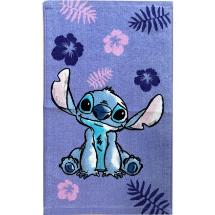 Disney Lilo és Stitch, a csillagkutya Purple kéztörlő, arctörlő, törölköző 30x50cm - ÚJ