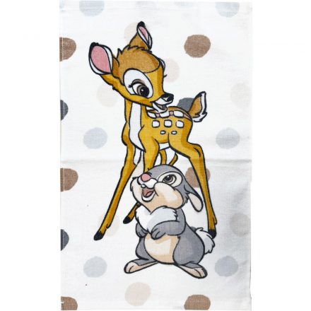 Disney Bambi Dotty Friends kéztörlő, arctörlő, törölköző 30x50 cm - ÚJ