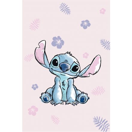 Disney Lilo és Stitch, A csillagkutya Pink mikroflanel takaró 100x150cm