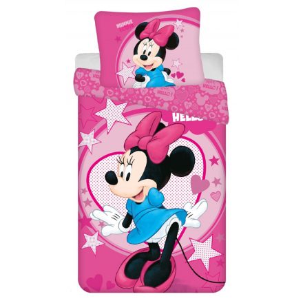 Disney Minnie Hello ágyneműhuzat 140×200cm, 70×90 cm microfibre