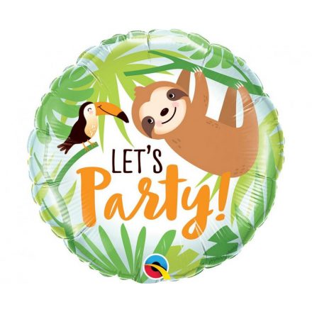 Let's Party Safari fólia lufi 46 cm - ÚJ