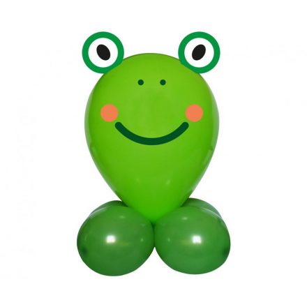 Cute Animal Frog, Béka léggömb, lufi szett - ÚJ