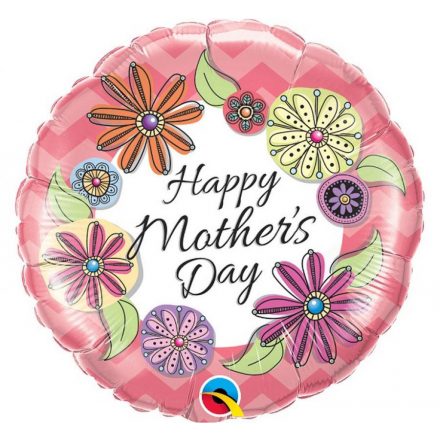 Boldog Anyák Napját Happy Mother's Day fólia lufi 46 cm