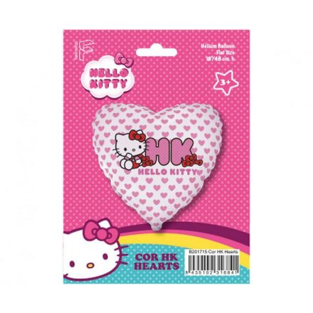 Hello Kitty Love fólia lufi 48 cm - ÚJ