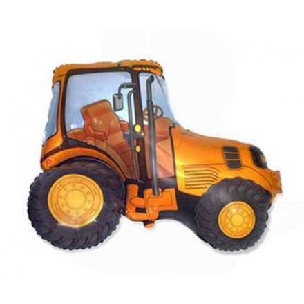 Tractor Orange, Traktor fólia lufi 36 cm (WP) - ÚJ