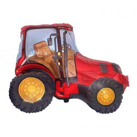 Tractor Red, Traktor fólia lufi 36 cm (WP) - ÚJ