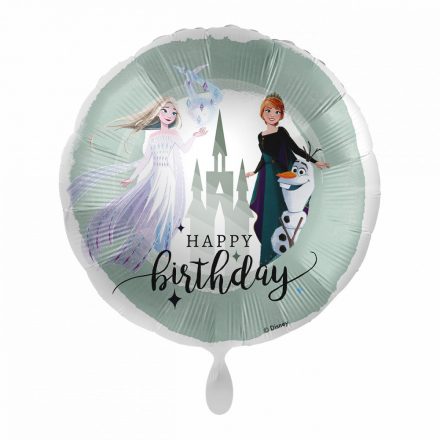 Disney Jégvarázs Pastel Happy Birthday fólia lufi 43 cm - ÚJ