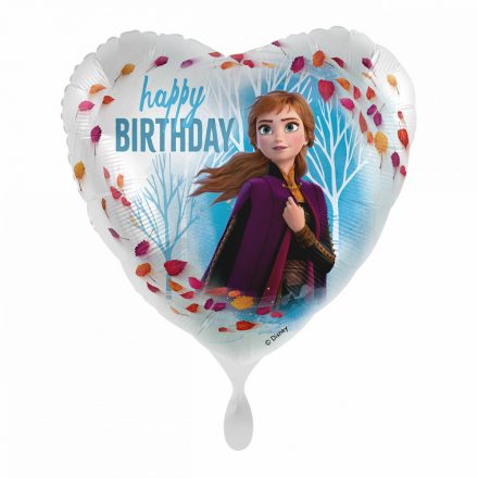 Disney Jégvarázs Anna Happy Birthday fólia lufi 43 cm - ÚJ