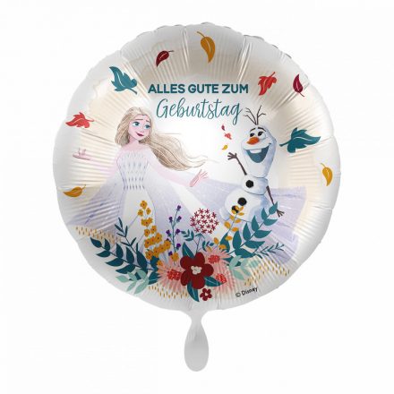 Disney Jégvarázs Elsa, Olaf Alles Gute zum Geburtstag fólia lufi 43 cm - ÚJ