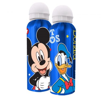 Disney Mickey, Donald alumínium kulacs 500 ml - ÚJ