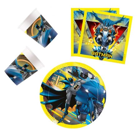 Batman Rogue Rage party szett 36 db-os 23 cm-es tányérral - ÚJ