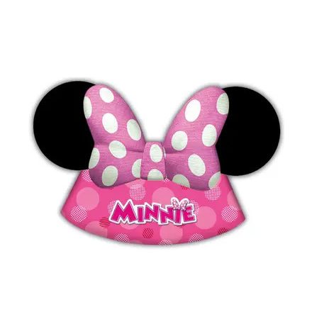 Disney Minnie Junior parti kalap, csákó 6 db-os - ÚJ