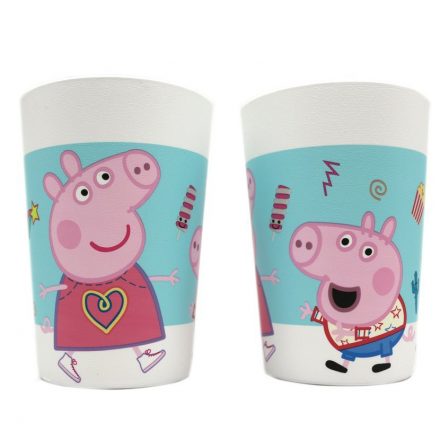 Peppa malac Messy Play műanyag pohár 2 db-os szett 230 ml - ÚJ