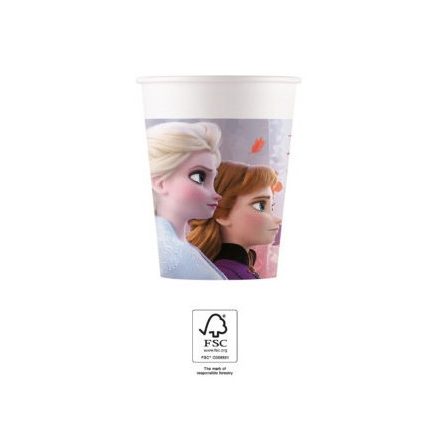 Disney Jégvarázs Leaf papír pohár 8 db-os 200 ml FSC