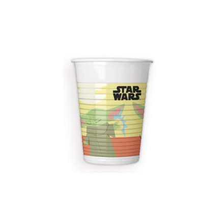 Star Wars The Mandalorian műanyag pohár 8 db-os 200 ml