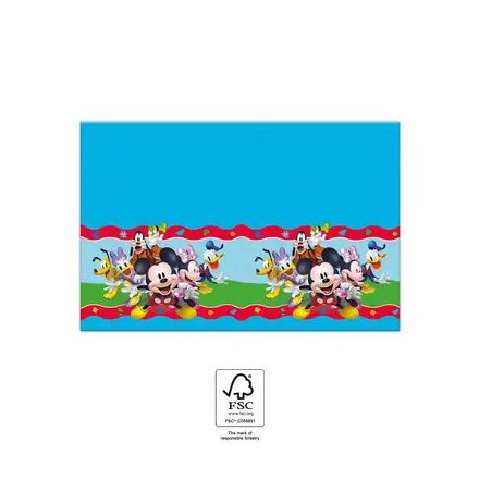 Disney Mickey Rock the House papír asztalterítő 120x180 cm FSC - ÚJ