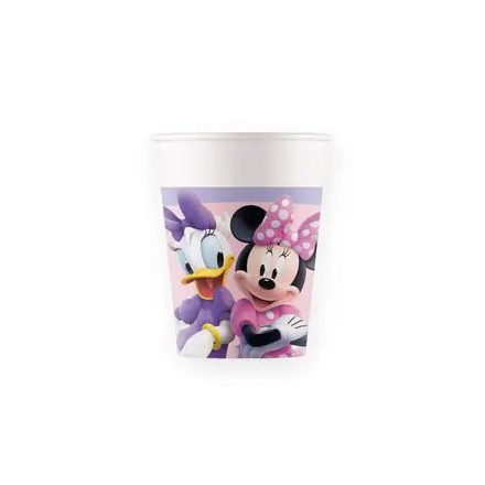 Disney Minnie Junior papír pohár 8 db-os 200 ml FSC - ÚJ