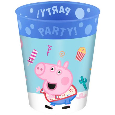 Peppa malac Messy Play micro prémium műanyag pohár 250 ml - ÚJ