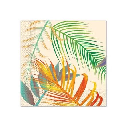 Levél Tropical Leaves szalvéta 20 db-os 33x33 cm FSC