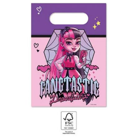 Monster High Friends papír ajándéktasak 4 db-os - ÚJ