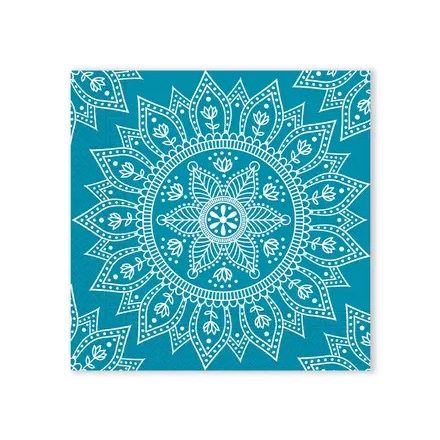 Mandala Petrol White szalvéta 20 db-os, 33x33 cm FSC