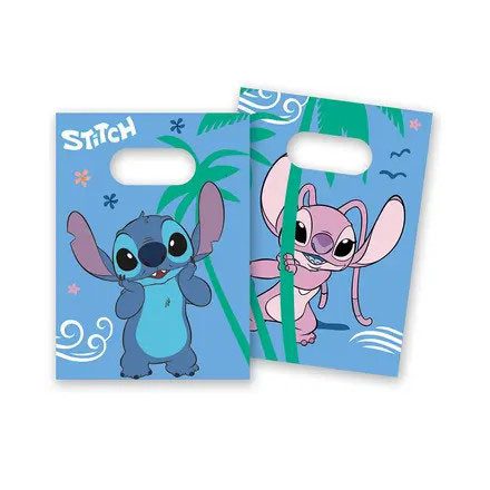 Disney Lilo és Stitch, A csillagkutya Angel papír ajándéktasak 4 db-os - ÚJ