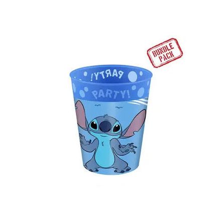 Disney Lilo és Stitch, A csillagkutya Angel micro prémium műanyag pohár szett 4 db-os 250 ml - ÚJ