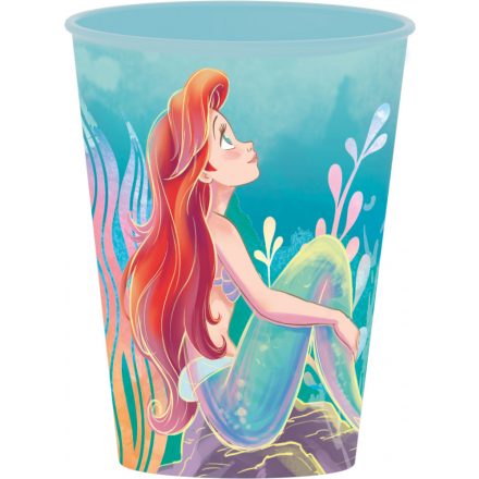 Disney Hercegnők Ariel pohár, műanyag 260 ml - ÚJ