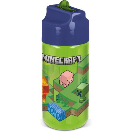 Minecraft Hydro műanyag kulacs 430 ml - ÚJ