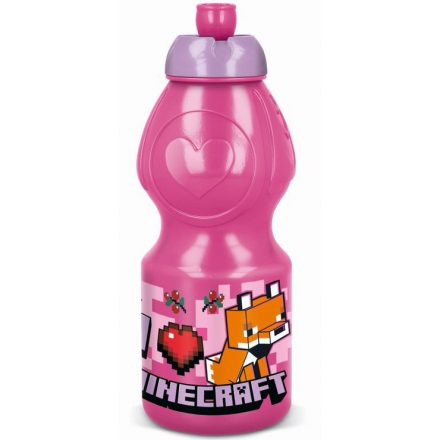 Minecraft Girls Line kulacs, sportpalack 400 ml - ÚJ