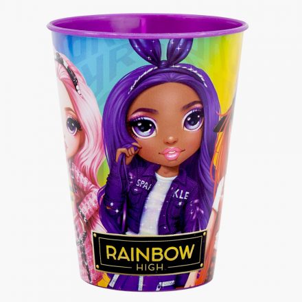 Rainbow High pohár, műanyag 260 ml - ÚJ