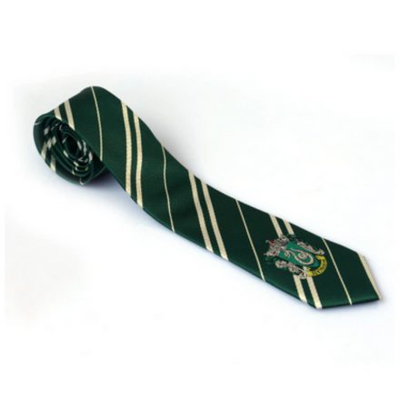 Zöld címeres, emblémás nyakkendő - Mardekár - Harry Potter - ÚJ