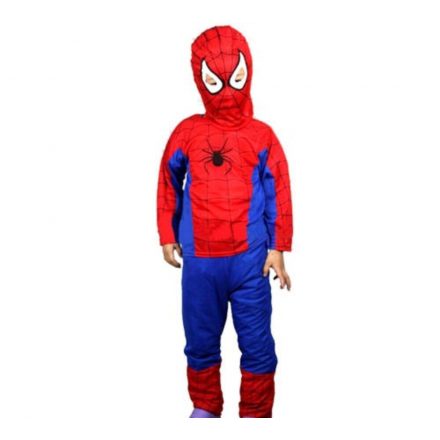 3 részes Spiderman, Pókember jelmez 4-5 évesre - ÚJ