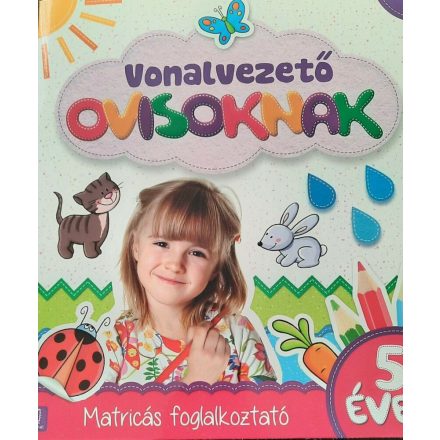 Matricás foglalkoztató - Vonalvezető ovisoknak - 5 éves - ÚJ