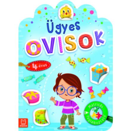 Matricás foglalkoztató - Ügyes ovisok - 4 éves - ÚJ