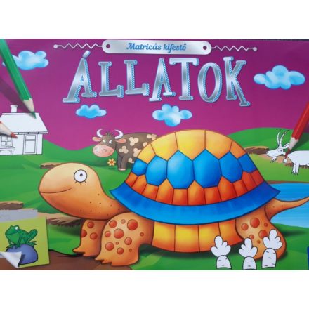 Matricás kifestő - Állatok - ÚJ