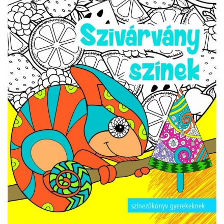 Szivárvány színek - Gyerek - felnőtt kifestő - ÚJ